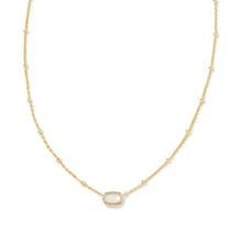 Load image into Gallery viewer, Kendra Scott Mini Elisa Gold Ivory Mother of Pearl Necklace