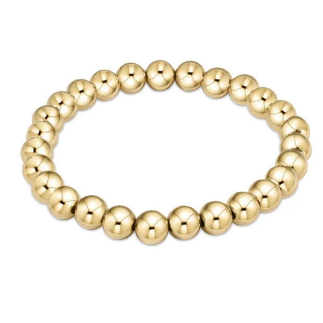 enewton Classic Gold 7mm Bead Bracelet-Gold