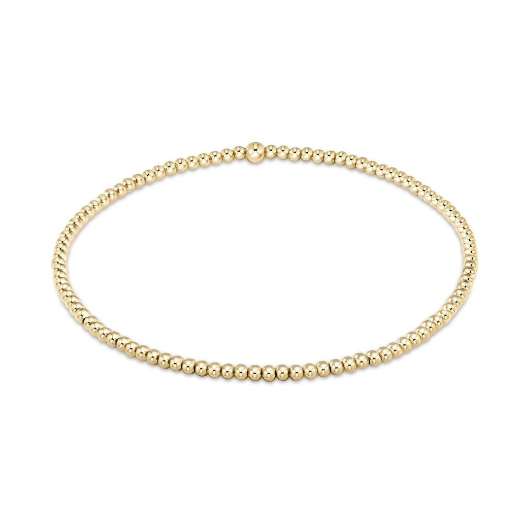 enewton Classic Gold 2mm Bead Bracelet