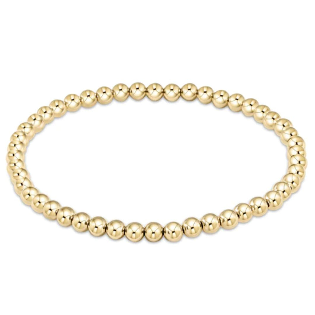 enewton EXTENDS - Classic Gold 4mm Bead Bracelet