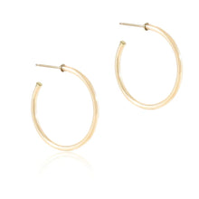 Load image into Gallery viewer, enewton Round Gold Post 1.25&#39; Hoop - 2mm
