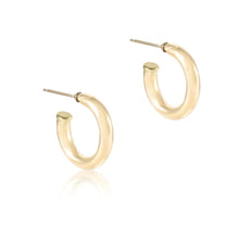 Load image into Gallery viewer, enewton Round Gold Post 1" Hoop - 4mm
