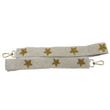 Load image into Gallery viewer, Gold Star Beaded Purse Strap
