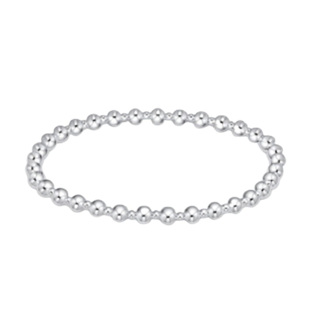 enewton Classic Grateful Pattern 4mm Bead Bracelet - Sterling
