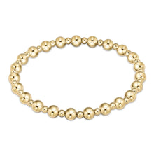 Load image into Gallery viewer, enewton Classic Grateful Pattern 5mm Bead Bracelet - Gold
