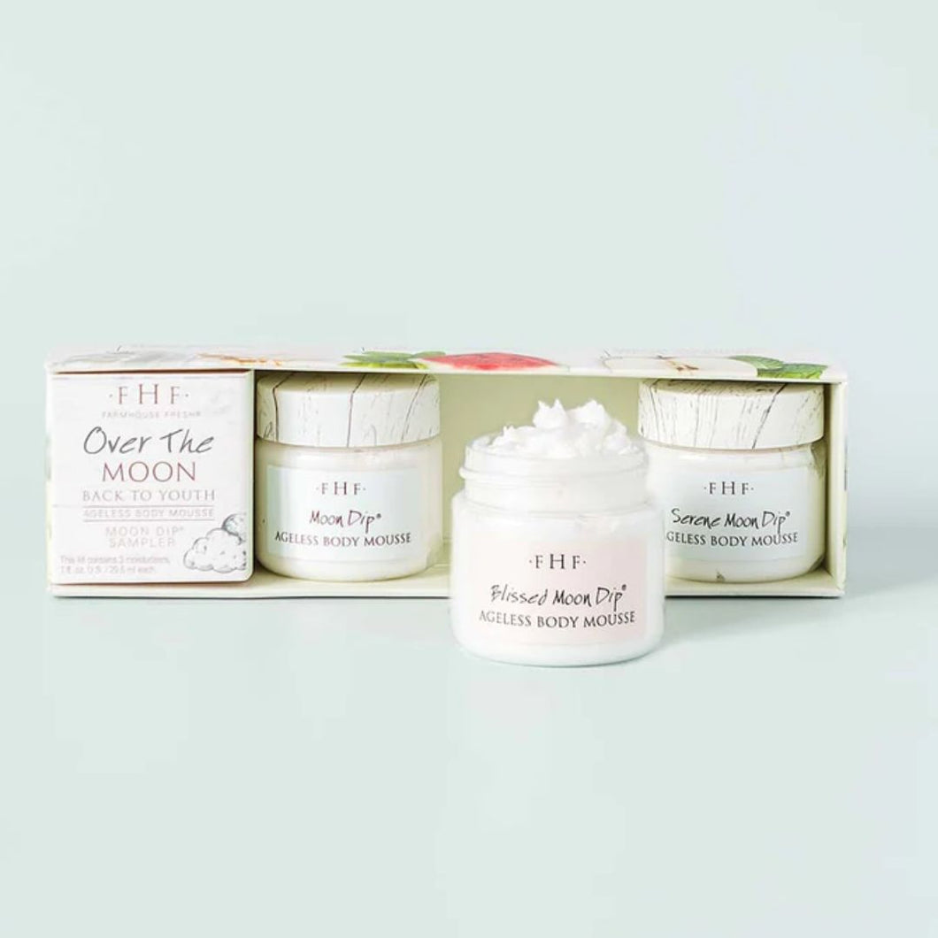 Over The Moon  Moon Dip Body Mousse Sampler