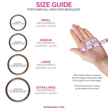 Load image into Gallery viewer, Budhagirl Fawn All Weather Bangles, Set of 4 LARGE
