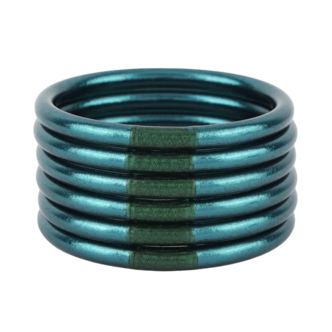 Budhagirl Plume All Weather Bangles, Set of 6 LARGE – Gemini  display picture 2
