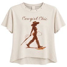 Load image into Gallery viewer, Cowgirl Chic Hi Lo Tee
