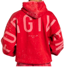 Load image into Gallery viewer, Glo King Essential Forgiven Hoodie Snow Wash Red
