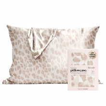 Load image into Gallery viewer, Kitsch Satin Pillowcase Leopard
