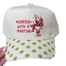 Load image into Gallery viewer, Merrier with a Martini Polka Dot Hat
