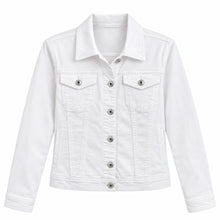 Load image into Gallery viewer, CCU- Coastal Carolina Chauncey Bling White Denim Jacket
