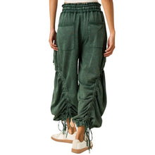 Load image into Gallery viewer, Washed French Terry Drop Pocket Balloon Pants
