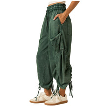 Load image into Gallery viewer, Washed French Terry Drop Pocket Balloon Pants
