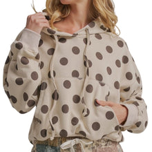 Load image into Gallery viewer, Polka Dot Hoodie
