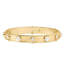 Load image into Gallery viewer, Julie Vos Tribeca Bangle Pearl- MEDIUM
