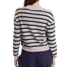 Load image into Gallery viewer, XCVI Fonz Striped V-Neck Top
