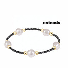 Load image into Gallery viewer, enewton EXTENDS Purpose Admire Pearl 8mm Faceted Hematite Bracelet
