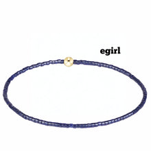 Load image into Gallery viewer, enewton EGIRL Hope Classic Navy Gold Bead Bracelet
