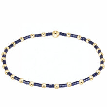 Load image into Gallery viewer, enewton Hope Sincerity Navy Gold Bead Bracelet
