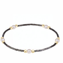 Load image into Gallery viewer, enewton Hope Purpose Pearl Moonlight Gold Bead Bracelet
