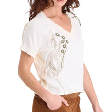 Load image into Gallery viewer, XCVI Embroidered Hanno Top
