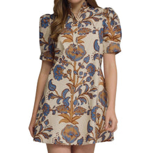 Load image into Gallery viewer, Fall Floral Short Dress
