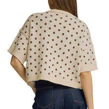 Load image into Gallery viewer, Polka Dot Short Sleve Sweater
