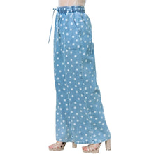 Load image into Gallery viewer, Polka Dot Wide Leg Denim Pants
