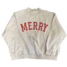 Load image into Gallery viewer, Merry Varsity Mock Neck Sweat

