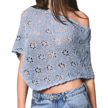 Load image into Gallery viewer, Openwork Detail Poncho
