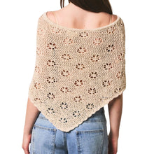 Load image into Gallery viewer, Openwork Detail Poncho
