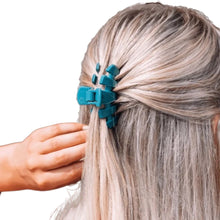 Load image into Gallery viewer, Teleties Classic Teal With It Small Claw Clip
