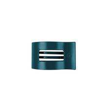 Load image into Gallery viewer, Teleties Teal With It Large Flat Rectangle Hair Clip
