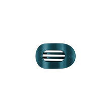 Load image into Gallery viewer, Teleties Teal With It Medium Flat Round Hair Clip
