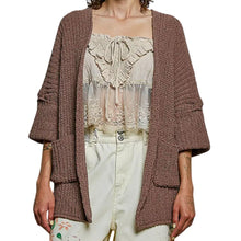 Load image into Gallery viewer, Chunky Knit Open Front Knit Cardigan
