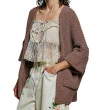 Load image into Gallery viewer, Chunky Knit Open Front Knit Cardigan
