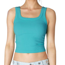 Load image into Gallery viewer, Wide Ribbed Tank Top
