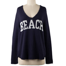 Load image into Gallery viewer, Beach V Neck Sweater
