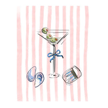 Load image into Gallery viewer, Rebecca Illustrated Martini &amp; Things Art Print 11X14

