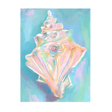 Load image into Gallery viewer, Rebecca Illustrated Pastel Shell Art Print 8X10
