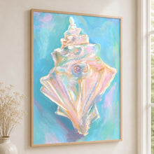 Load image into Gallery viewer, Rebecca Illustrated Pastel Shell Art Print 8X10
