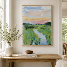 Load image into Gallery viewer, Rebecca Illustrated Coastal Magic Marsh Art Print 8X10
