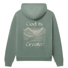 Load image into Gallery viewer, Elevated Faith God is Greater Hoodie
