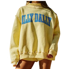 Load image into Gallery viewer, Dilly Dally/ Lolly Gag Reversible Mockneck Sweatshirt
