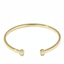 Load image into Gallery viewer, Kendra Scott Mini Elton Gold Cuff Bracelet Dichroic Glass
