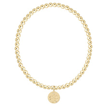 Load image into Gallery viewer, ecollegiate classic gold 3mm bracelet - clemson disc

