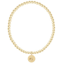 Load image into Gallery viewer, ecollegiate classic gold 3mm bracelet - south carolina disc
