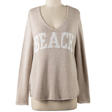 Load image into Gallery viewer, Beach V Neck Sweater
